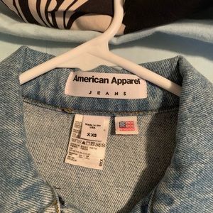American apparel jean jacket